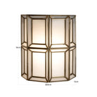 Amara Antique Brass & Glass Wall Light by Richmond Interiors