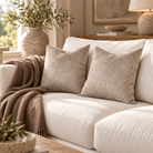 Bingham Velvet Cushion 43cm - Taupe Malini