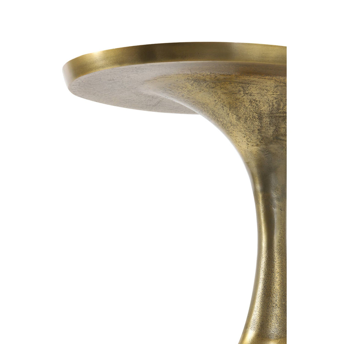 Macau Antique Bronze Side Table - Large Light & Living