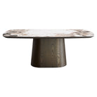 Langford Brown Oak Veneer & Ceramic Dining Table - 200cm by Richmond Interiors