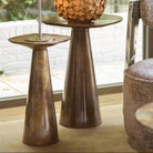 Abala Side Table - Copper-Bronze Light & Living