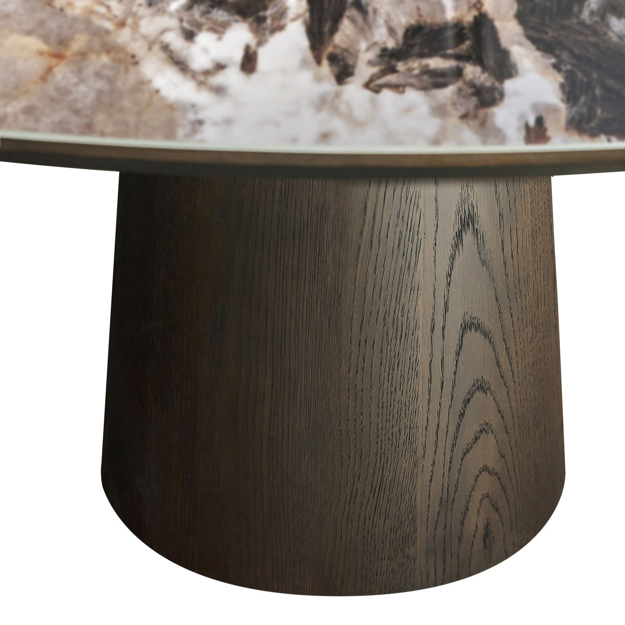Langford Brown Oak Veneer & Ceramic Dining Table - 200cm by Richmond Interiors