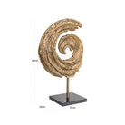 Swirl Antique Brass Decorative Object - Large by Richmond Interiors