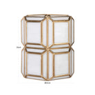 Ariana Antique Brass Hurricane Light - Small by Richmond Interiors