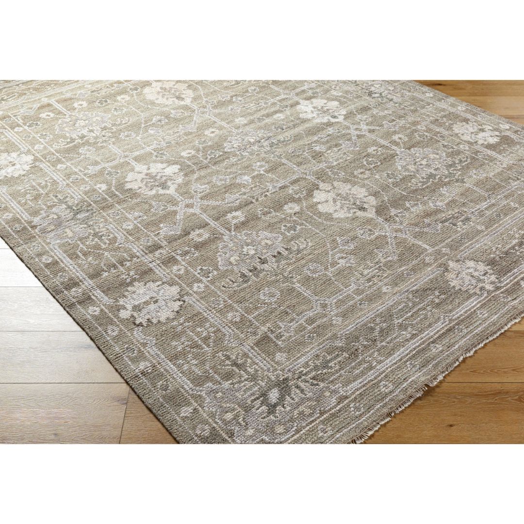 Almeria Hand Knotted Neutral Rug by Keiichi