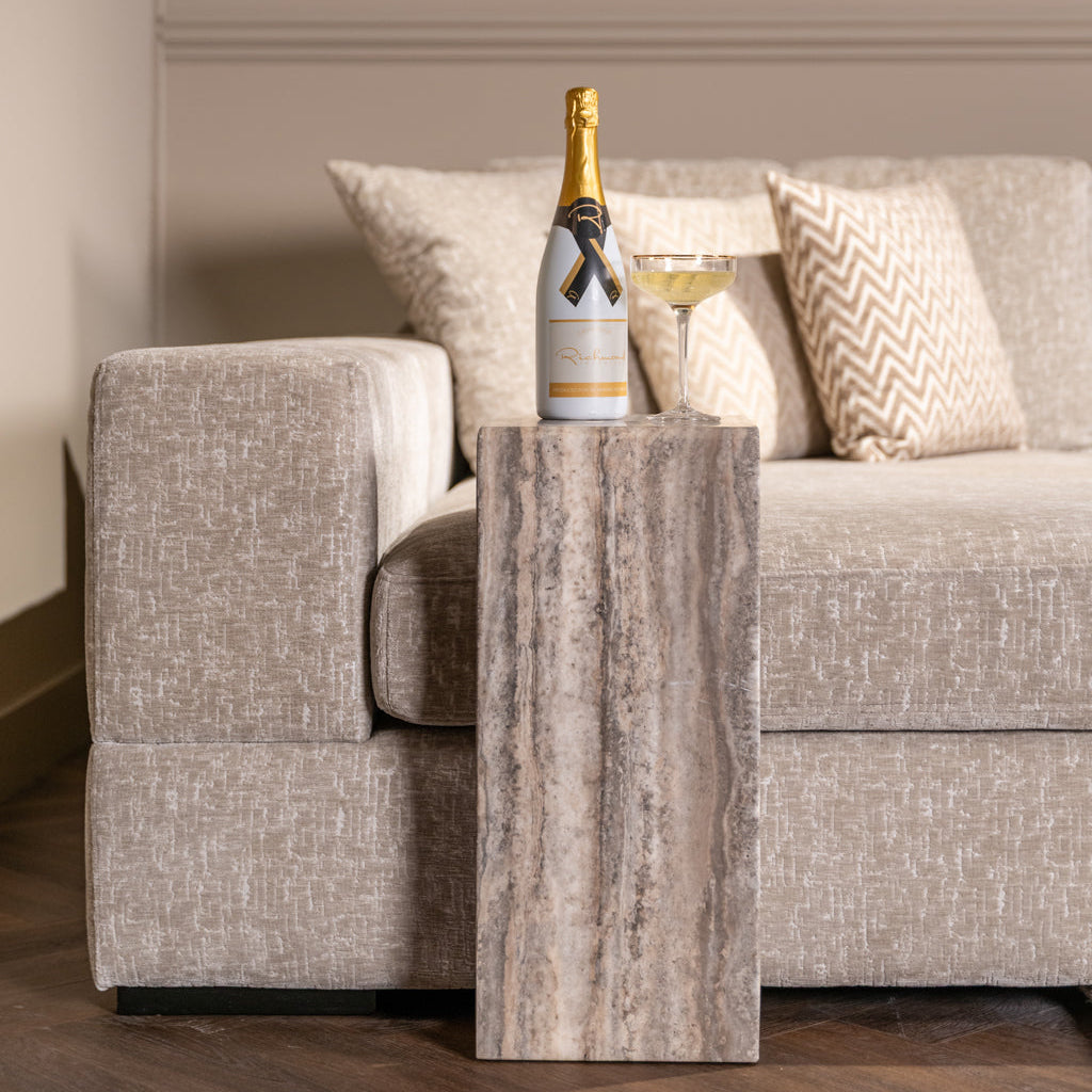 Dulce Grey Marble Sofa Table by Richmond Interiors