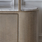 Belvedere Aged Gold Shelving Unit With Storage by Libra Interiors