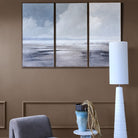 Hazy Horizons Framed Wall Art Set of Three by Libra Interiors