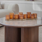 Belvedere Aged Gold 9 Light Candle Holder Libra Interiors