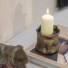 Molten Weave Candle Holder by Libra Interiors