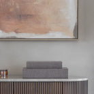 Grey Set of 2 Book Boxes by Libra Interiors