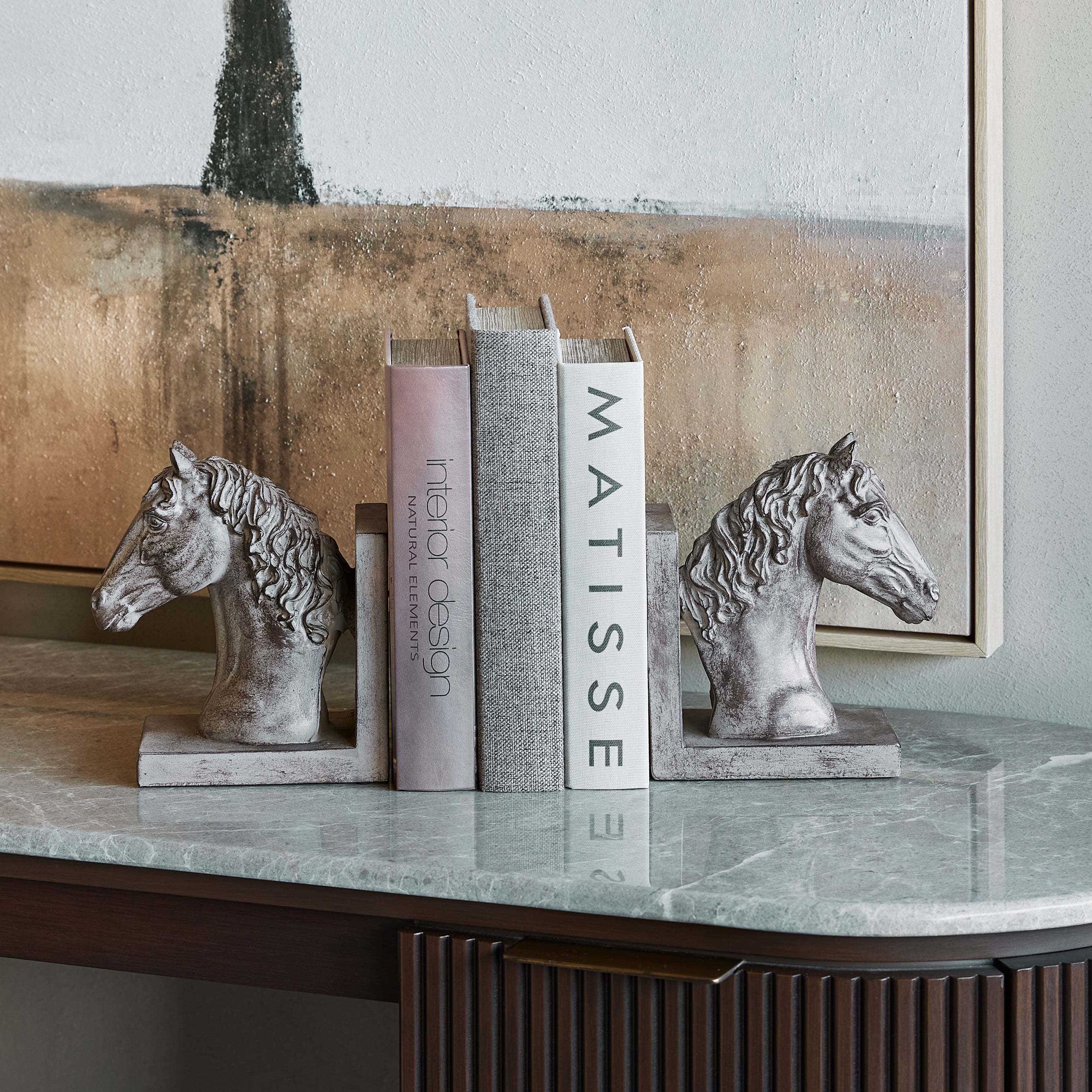 Delia Horse Bookends by Libra Interiors
