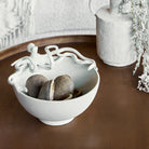 Seaside Octopus Beige Stonewash Bowl by Libra Interiors