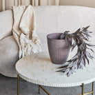 Samui Brown Stonewash Tapered Planter by Libra Interiors