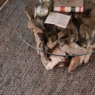 Tobais 5 X 8 Rescued Leather & Hemp Rug by Uttermost