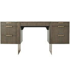 Bloc Desk in Basalt by Theodore Alexander
