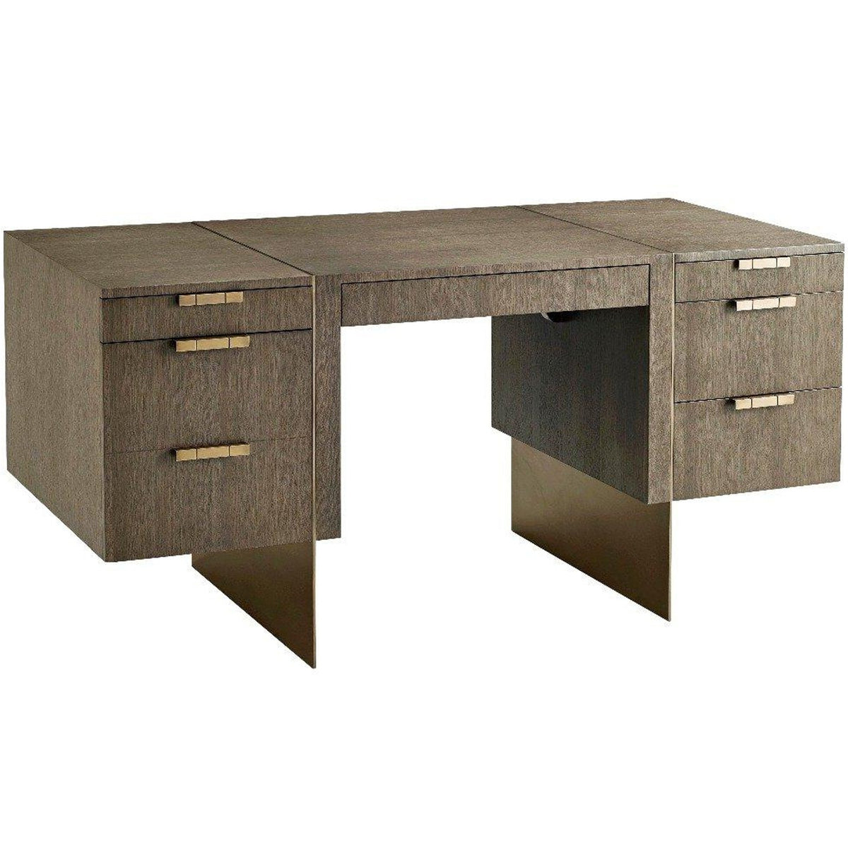 Bloc Desk in Basalt by Theodore Alexander