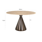 Dining table Montgommery beige 130Ø by Richmond Interiors