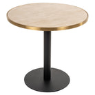 Bistro table Brazza beige 80Ø by Richmond Interiors