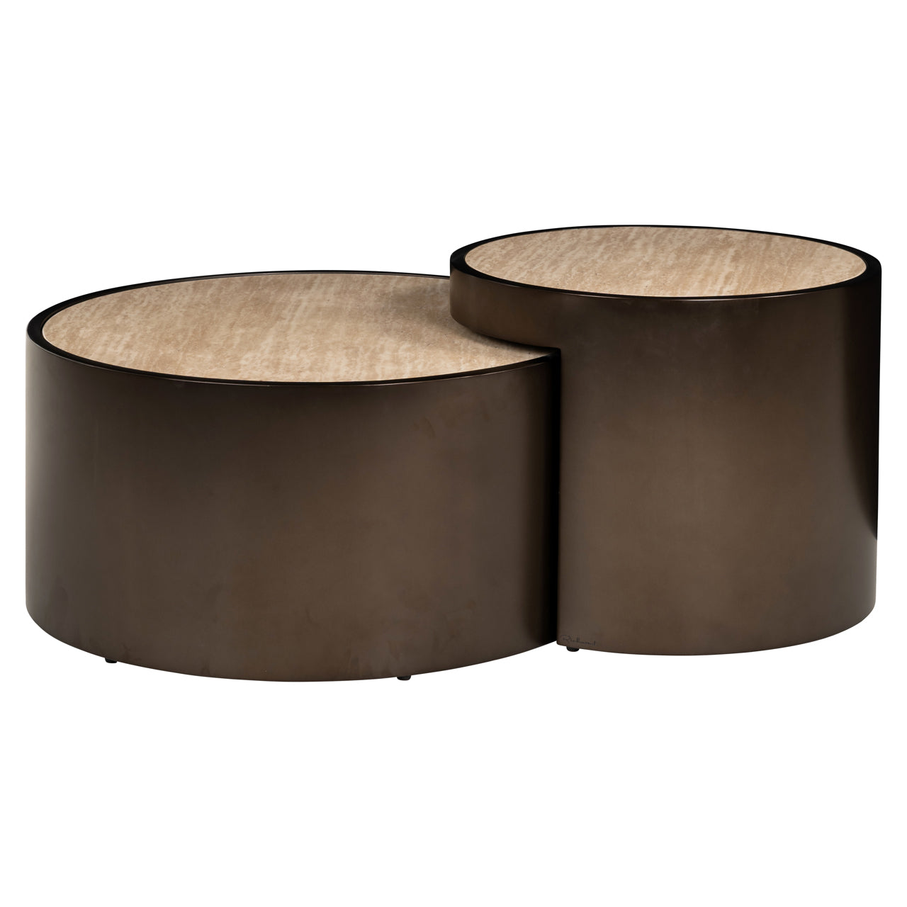 Coffee table Ronson beige (Set of 2) by Richmond Interiors
