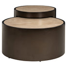 Coffee table Ronson beige (Set of 2) by Richmond Interiors