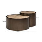 Coffee table Ronson beige (Set of 2) by Richmond Interiors