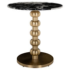 Bistro table Witlox black/gold 75Ø by Richmond Interiors