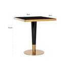 Can Roca Square Black Bistro Table by Richmond Interiors