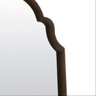 Lucine Wood Dark Brown Mirror - Tall Light & Living