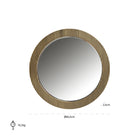 Ironville Gold Mirror 86cm by Richmond Interiors
