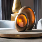 Bloomville Brass & Faux Shagreen Coffee Tables (Set of 2) by Richmond Interiors