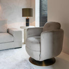 Bloomstone White Side Table by Richmond Interiors