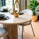 La Cantera Oval Dining Table - 240cm by Richmond Interiors