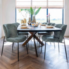 Hayley Dark Coffee Dining Table Hayley - 280cm by Richmond Interiors