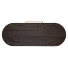 Luxor Brown Oak Veneer Fluted Console Table by Richmond Interiors
