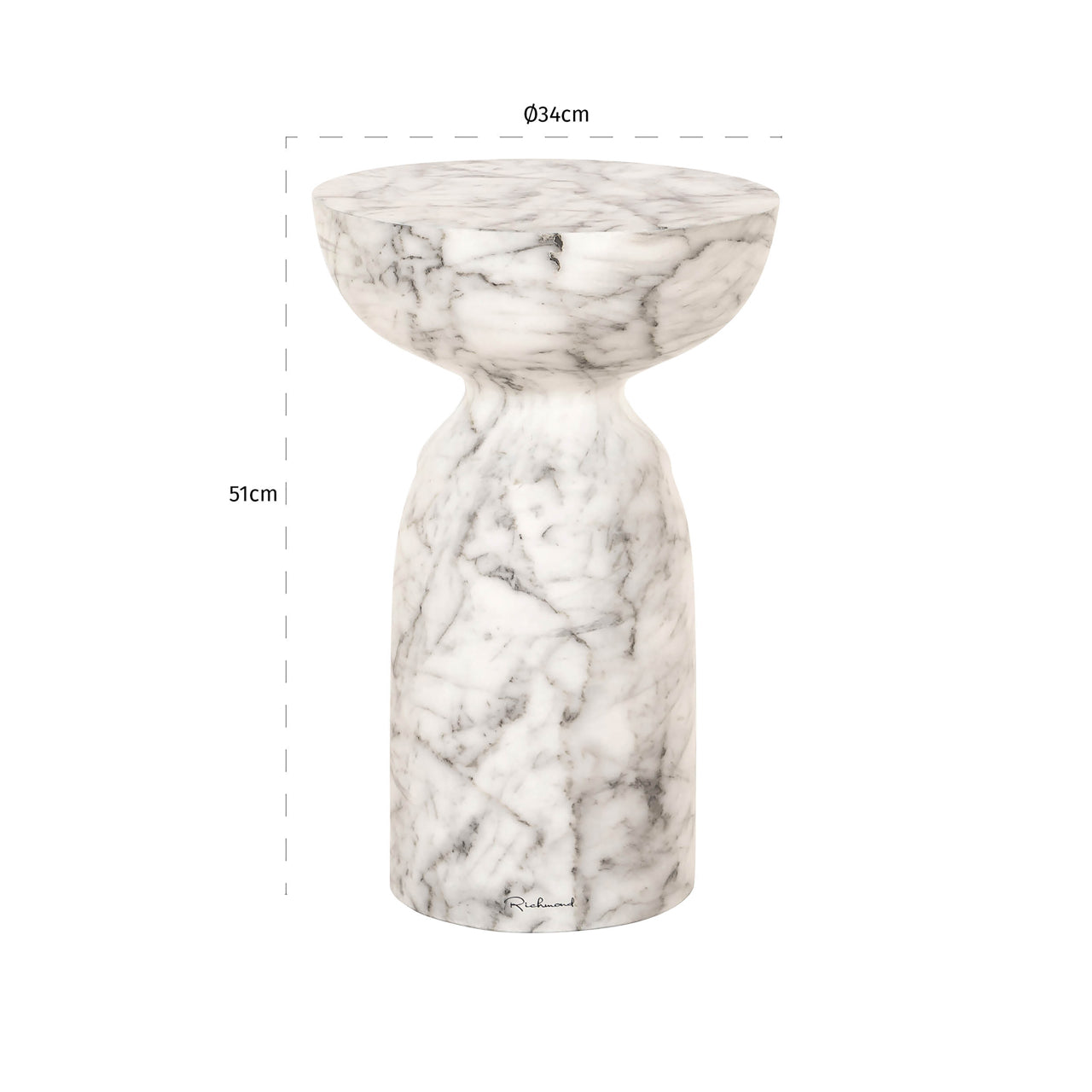 End table Kita white by Richmond Interiors