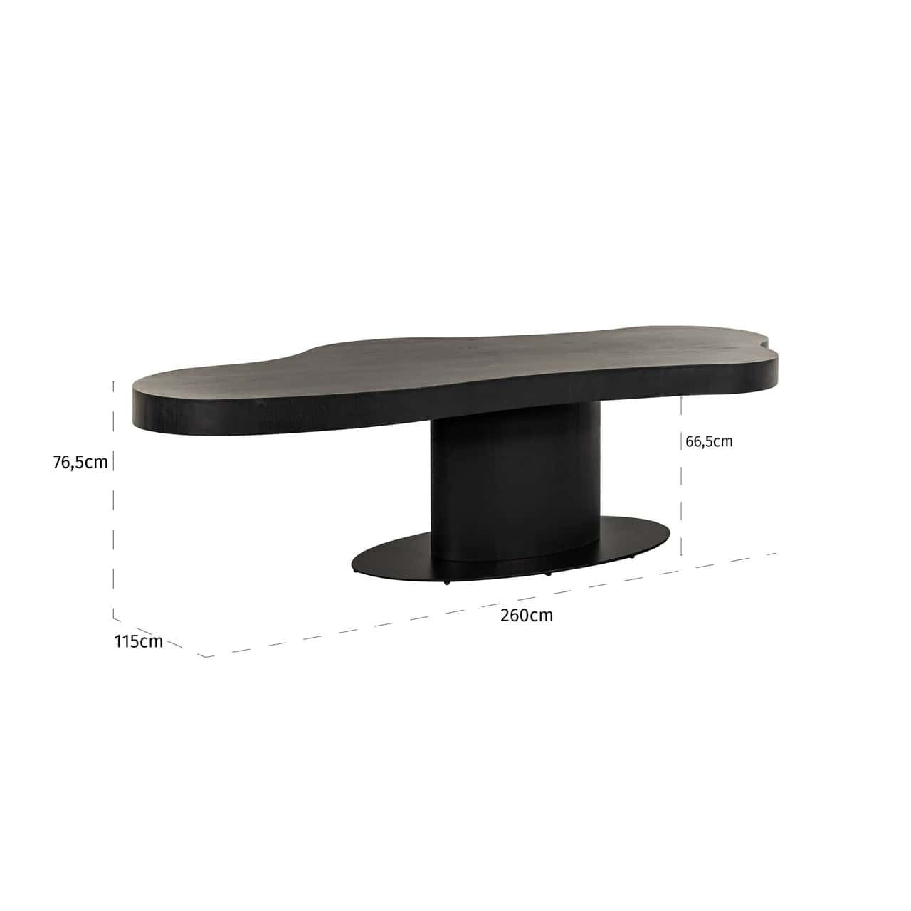 Bogor Dark Coffee Dining Table - 260cm by Richmond Interiors