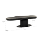 Bogor Dark Coffee Dining Table - 260cm by Richmond Interiors