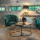 Asher Champagne Gold Coffee Table (Set of 2) by Richmond Interiors