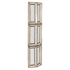 Antique Brass & Opal Glass Wall Light by Richmond Interiors