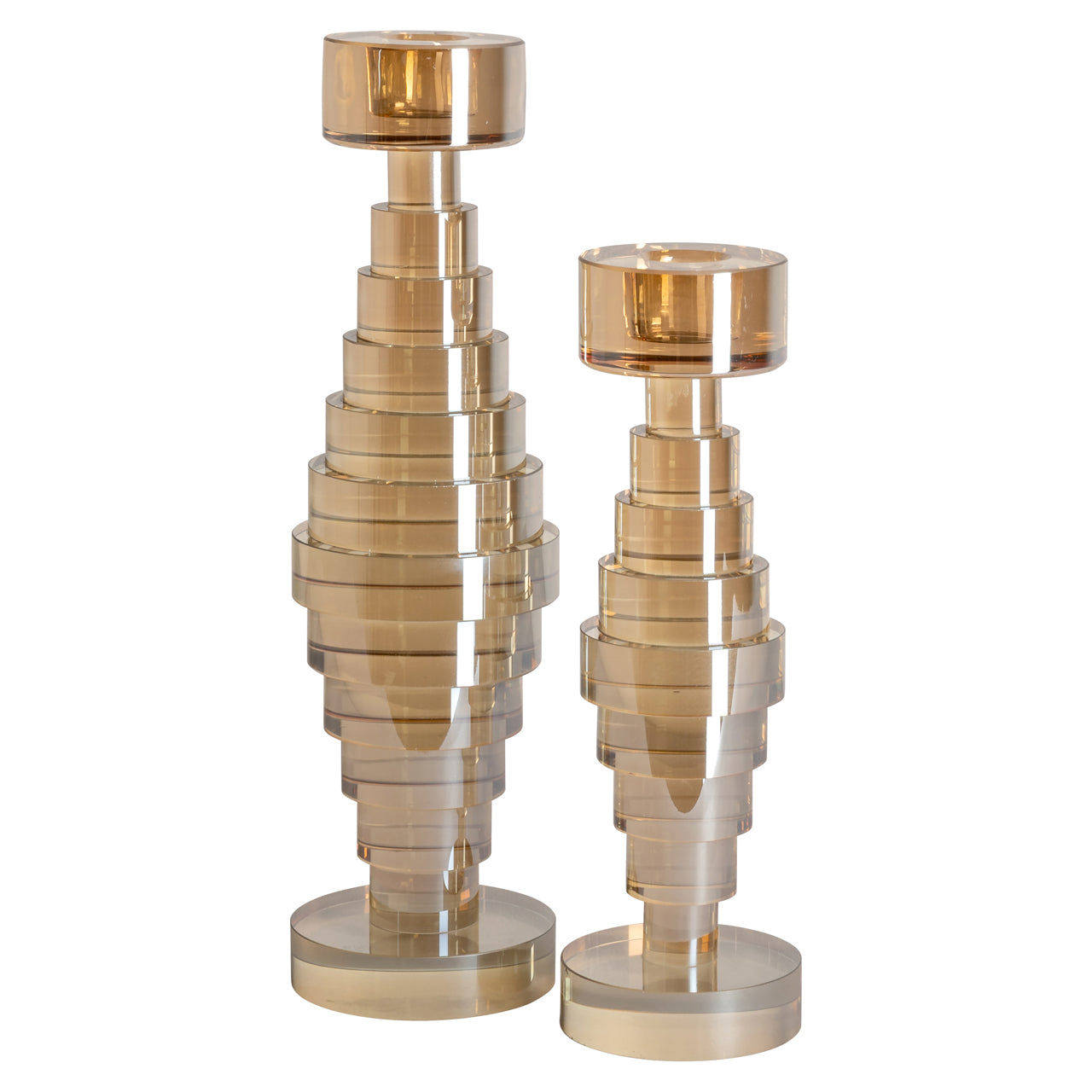 Bryn Champagne Large Candle Holder by Richmond Interiors