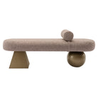 Alexander Jones Brown Tweed Bench Seat by Richmond Interiors