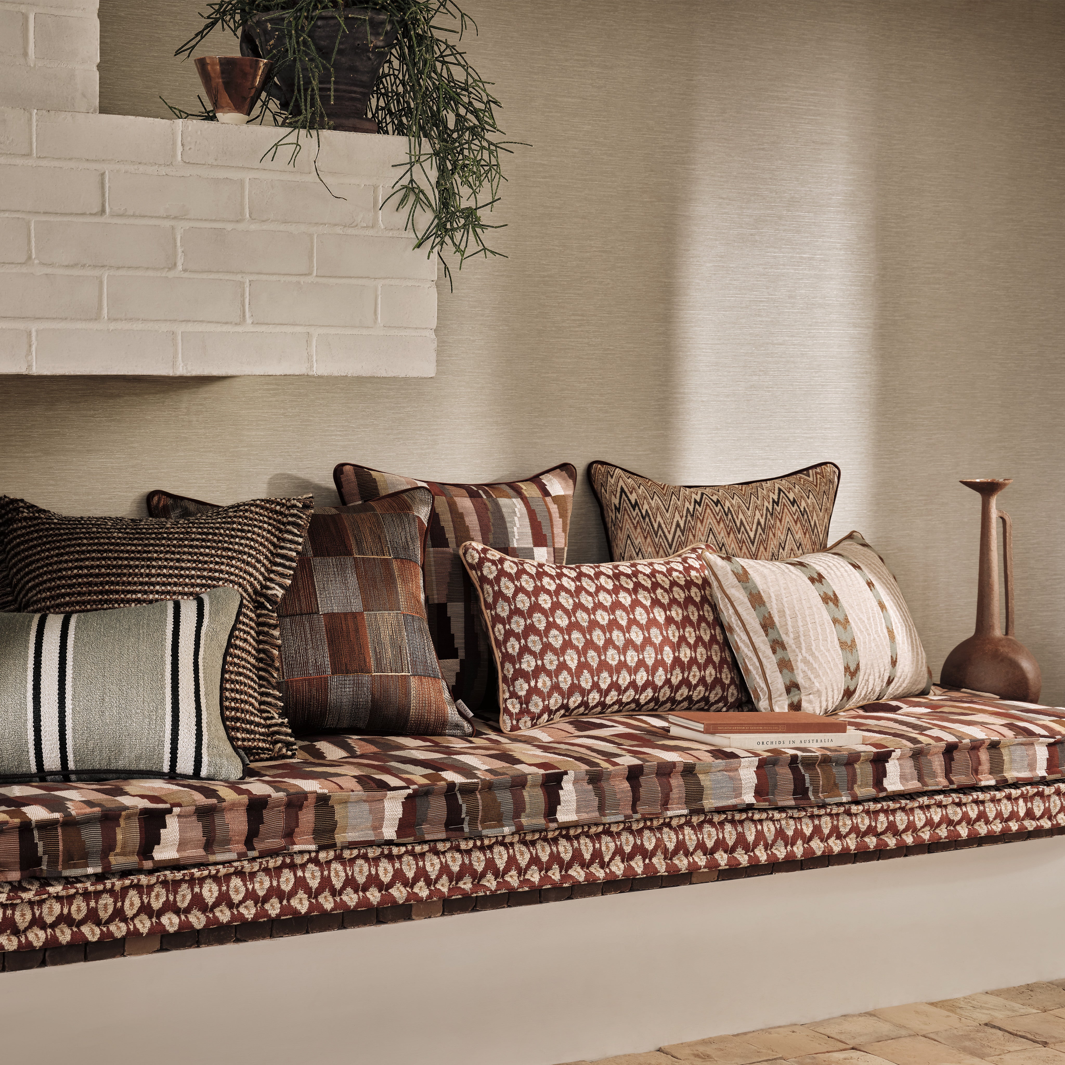 Zamari Cushion Maple - 55cm Romo