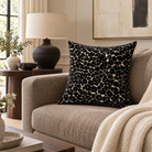 Spoton Velvet Cushion - Black Malini