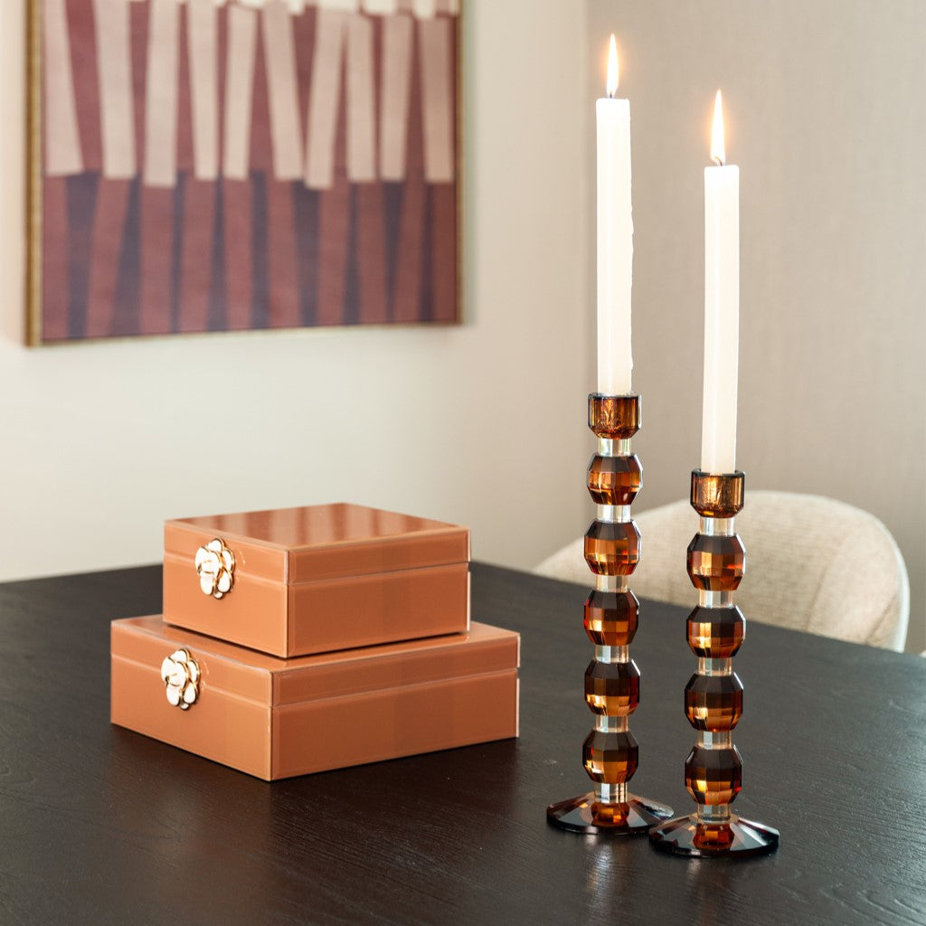 Floral Brown Storage Box - Large by Richmond Interiors