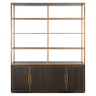 Display cabinet Carter brown large 4-doors by Richmond Interiors