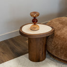 Melrose Spicebrown Side Table by Richmond Interiors