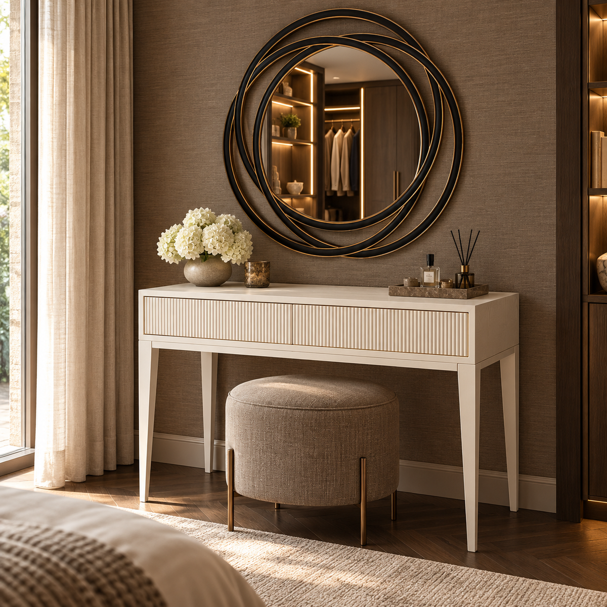 Amur White Finish Dressing Table RV Astley