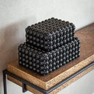 Batool Black Storage Box - Small by Richmond Interiors