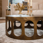 Du Pont Brushed Gold Coffee Table by Richmond Interiors
